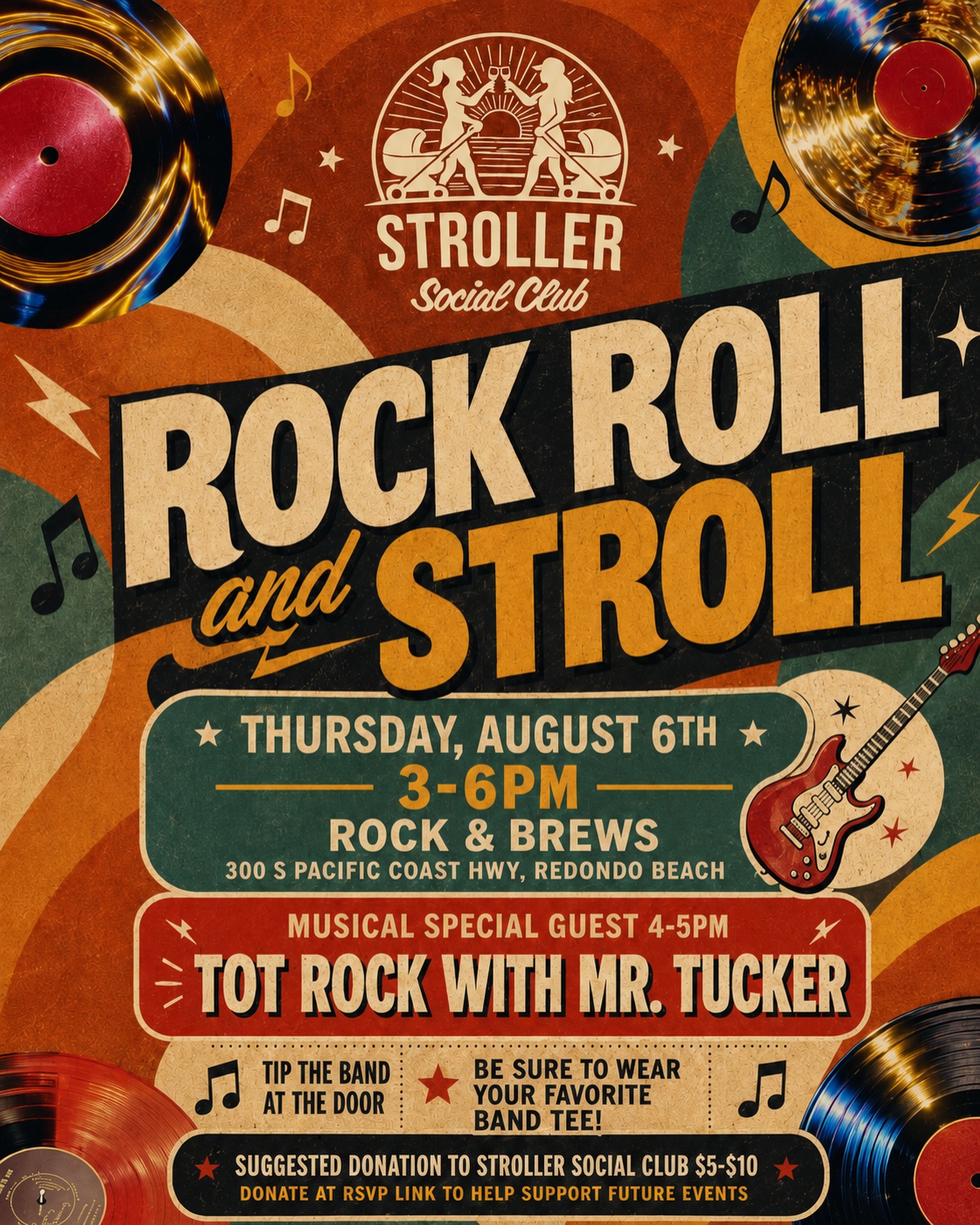 Stroller Social Club — Rock, Roll & Stroll at Rock & Brews Redondo Beach