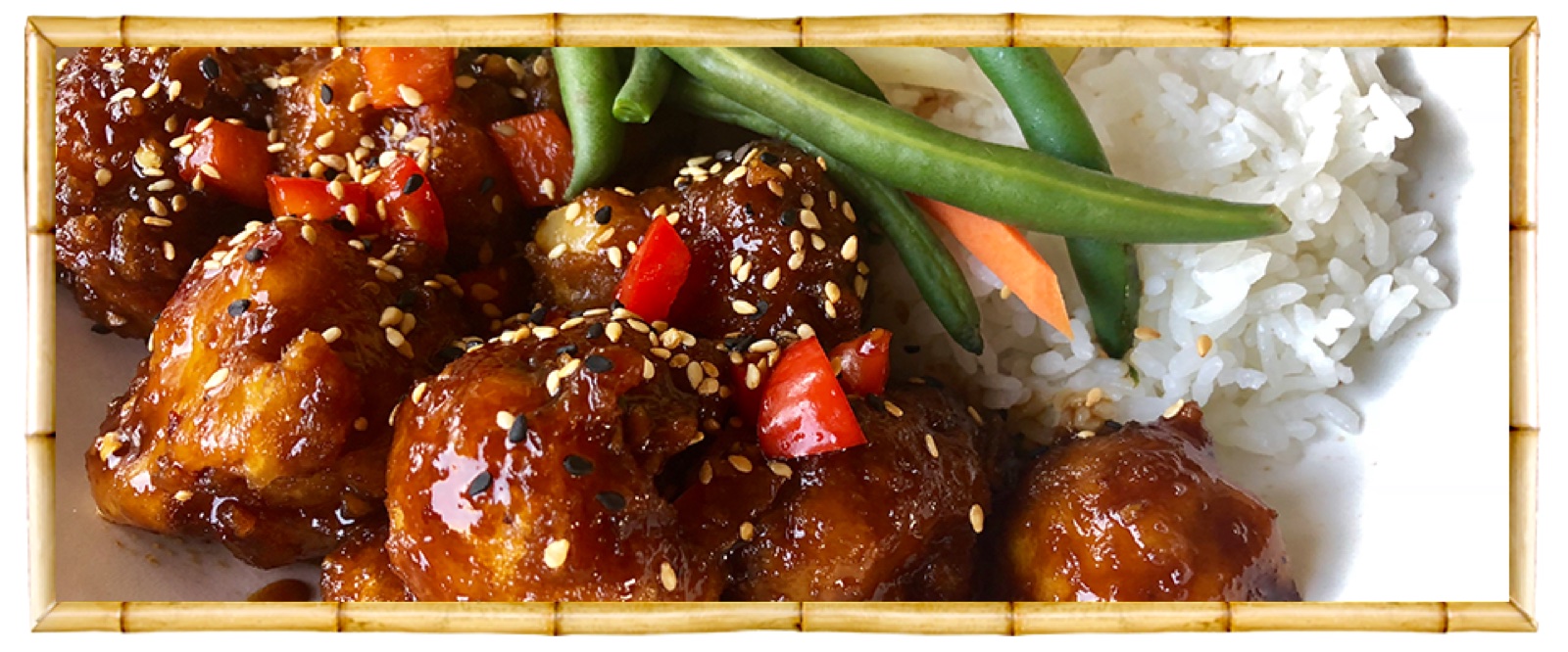 Hawaiian-inspired chicken and rice from Canoe House in South Pasadena